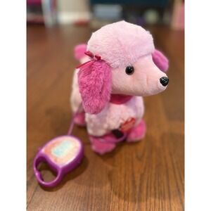 Kid Connection Walking Pink Poodle Plush 10-inch with Remote